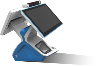 双屏桌面式人证核验终端